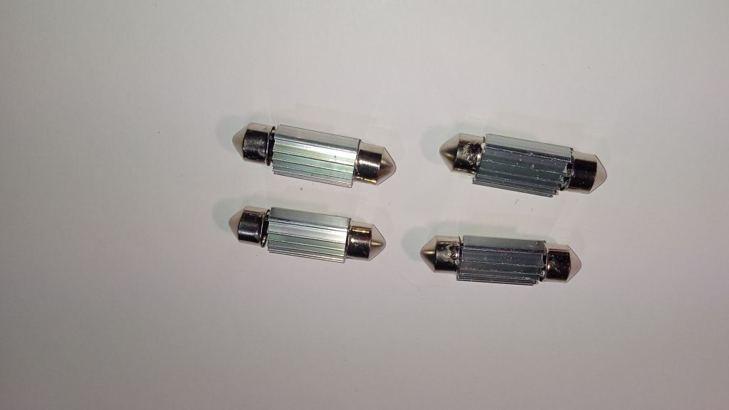 Светодиодная лампа 27SMD 12V 36мм   (качество) - фото фото фото 1