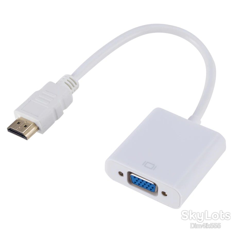 Адаптер HDMI - VGA Black / White - фото фото фото 12