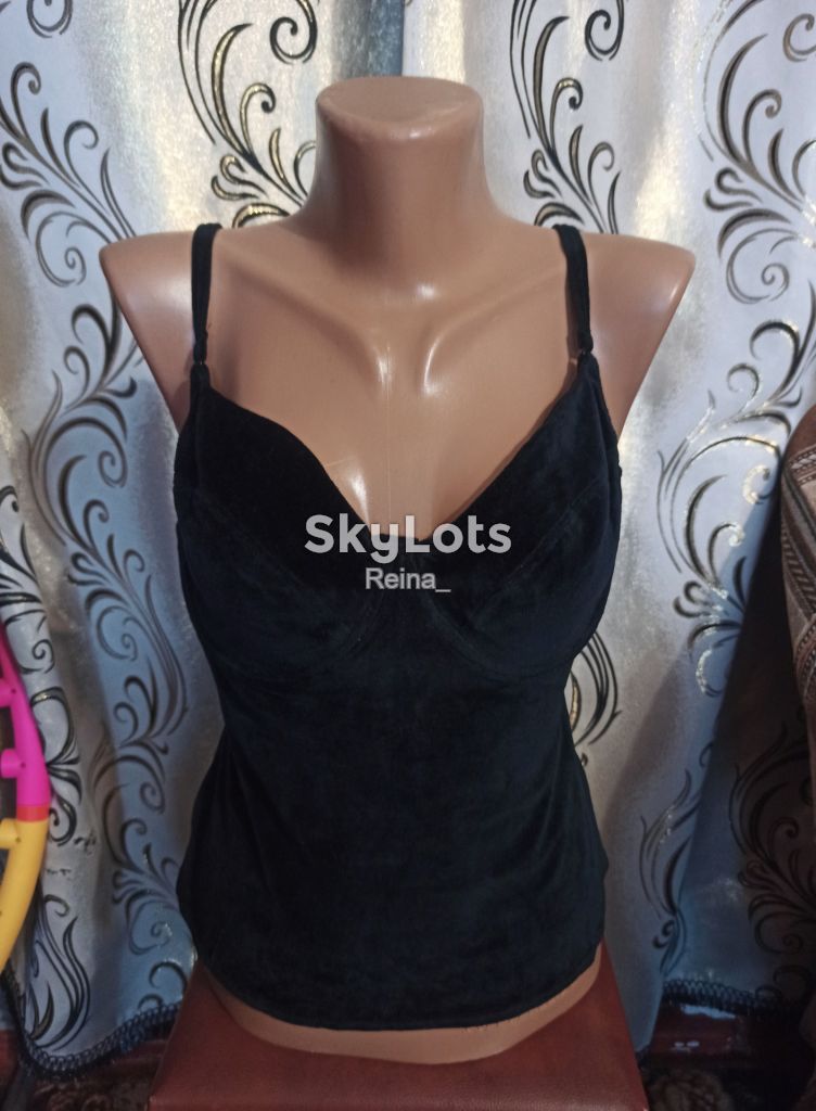 Оксамитова маєчка бюстгальтер 38с 85с marks &amp; spencer - фото фото фото 0