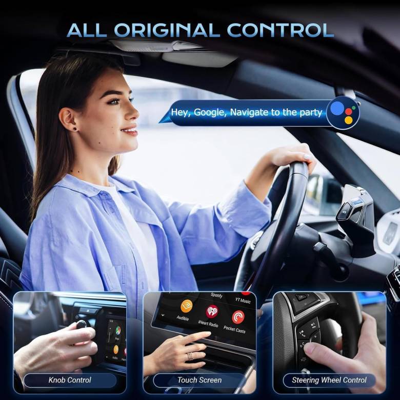 Беспроводной адаптер Android Auto EVARY, проводной OEM-адаптер Autoper для устройств Android 11.0 - фото фото фото 1