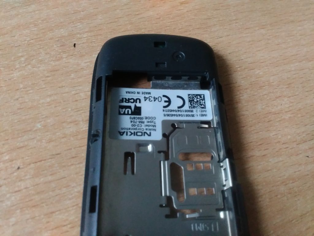 Корпус (средняя часть) Nokia C2-00 б/у - фото фото фото 4