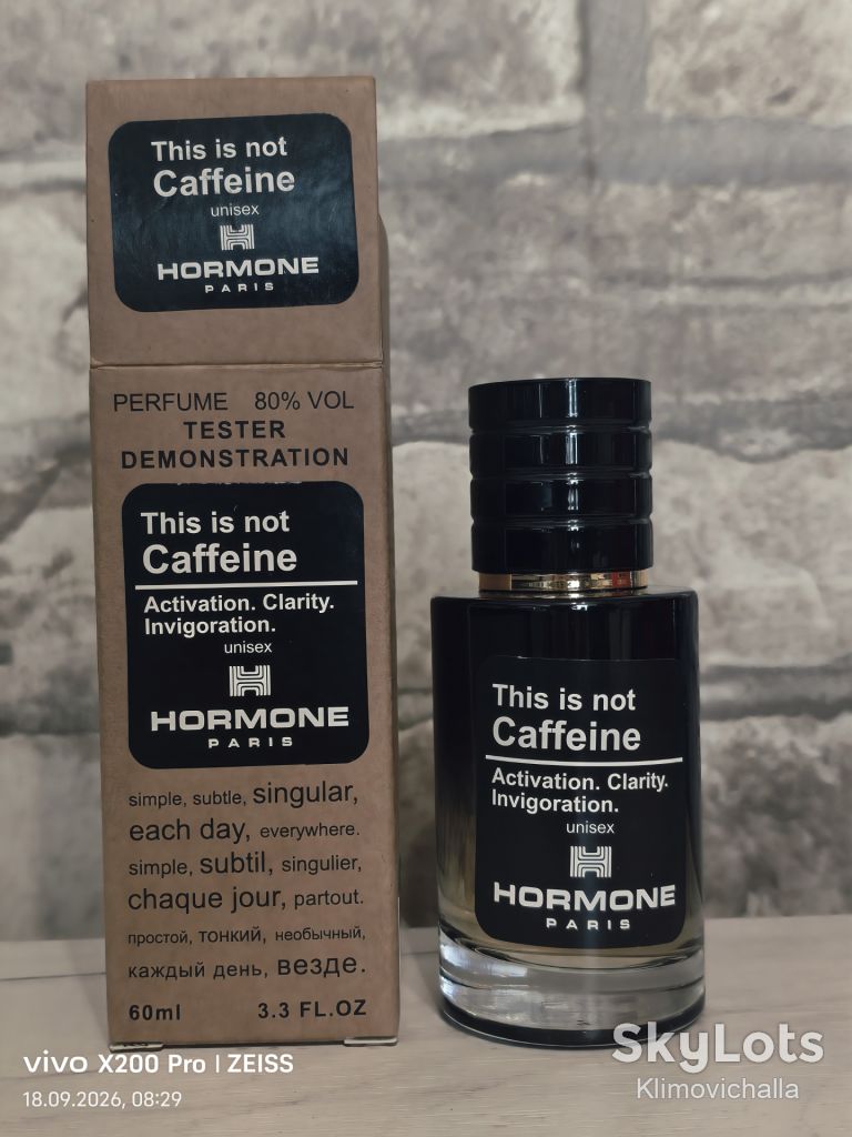 Hormone Paris Caffeine Pheromone Parfum унісекс 60 мл - фото фото фото 0