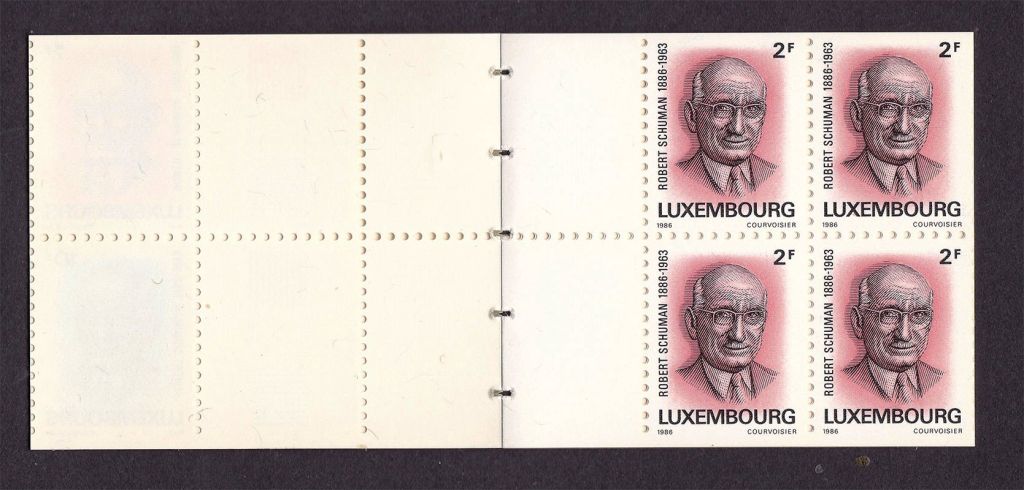 ZM  Люксембург  1986 г MNH  - буклет  - 4 скана - фото фото фото 2