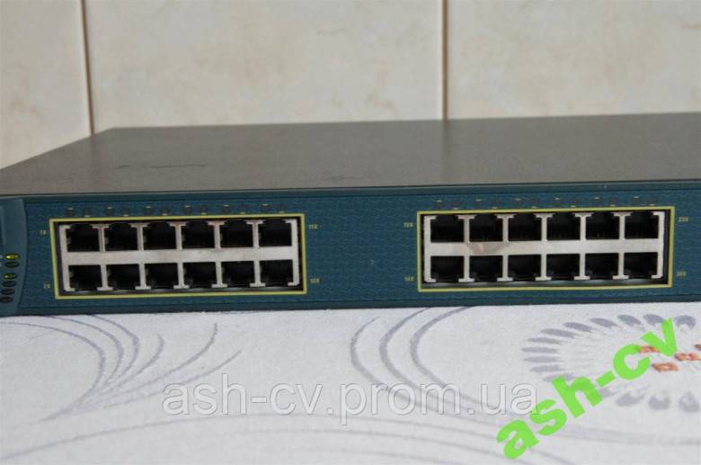 Комутатор, CISCO, Catalyst, 3500, XL, WS-C3524-XL - фото фото фото 2