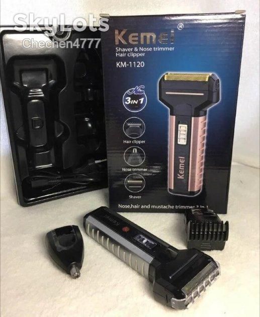 Електробритва Kemei TXD-KM 1120 Чорна - фото фото фото 0
