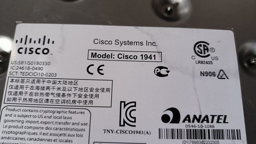 Маршрутизатор CISCO 1900 Serios. Model: Cisco 1941 - фото фото фото 3