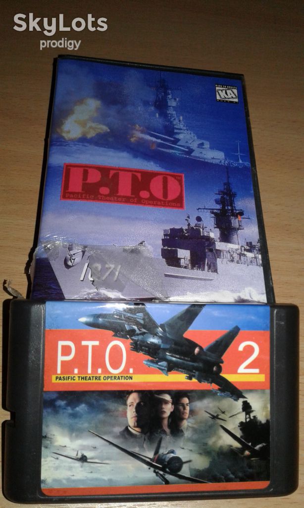картридж на Sega Mega Drive 2  P.T.O Pacific Theater of Operations - фото фото фото 0