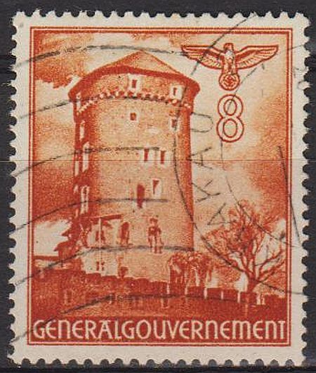 1940 - Рейх - Ген.-Губернаторство - Архітектура 8 Mi.41 - гаш - фото фото фото 0
