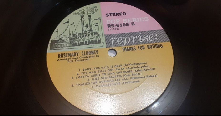 Платівка  Rosemary Clooney Thanks For Nothing. - фото фото фото 3