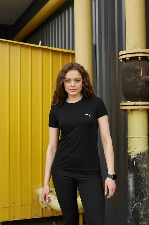 Женская футболка Puma черная - фото фото фото 1