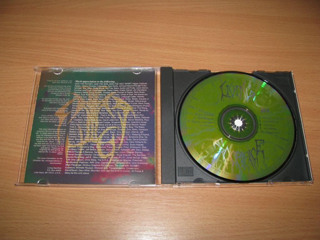 LIVING SACRIFICE - Inhabit   (1994 REX 1st press,USA) - фото фото фото 1