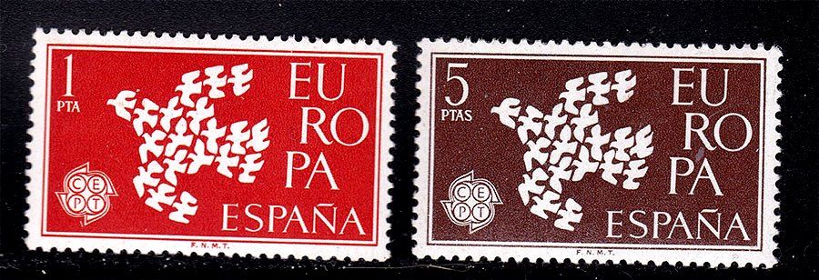 EU  Испания  1961 г MNH  - EUROPA CEPT - фото фото фото 0