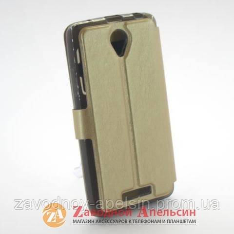 Чехол книжка Lenovo A5000 Smart Case gold - фото фото фото 1