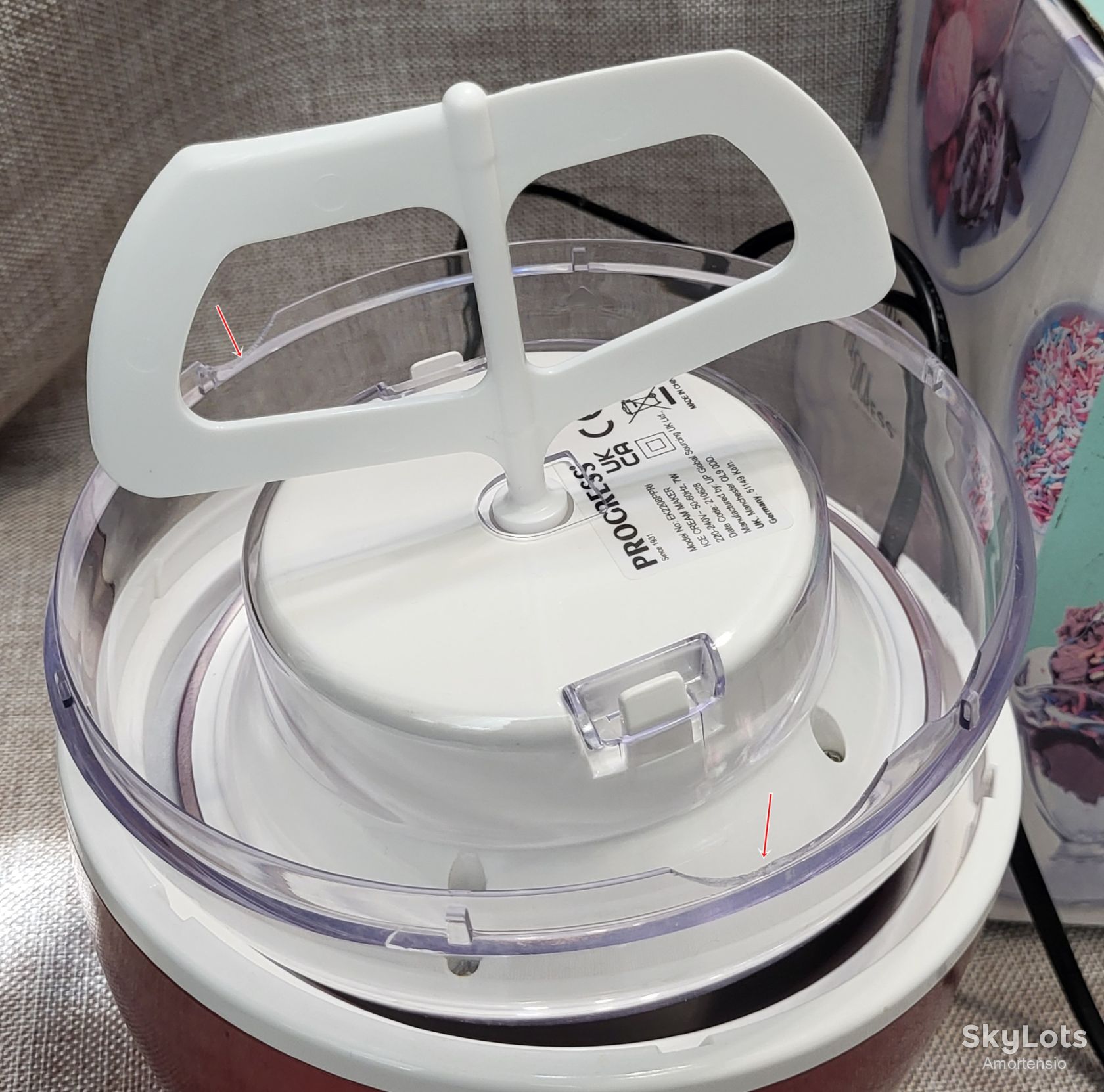 Компактна морозивниця Progress/ Ice Cream Maker/Морожениця/Робоча - фото фото фото 1
