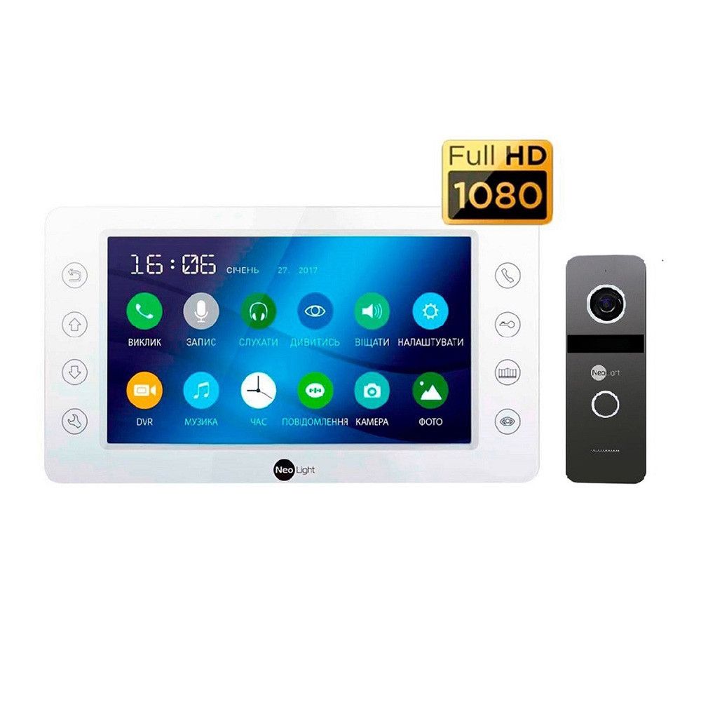 Комплект відеодомофона KAPPA HD KIT Graphite - фото фото фото 0