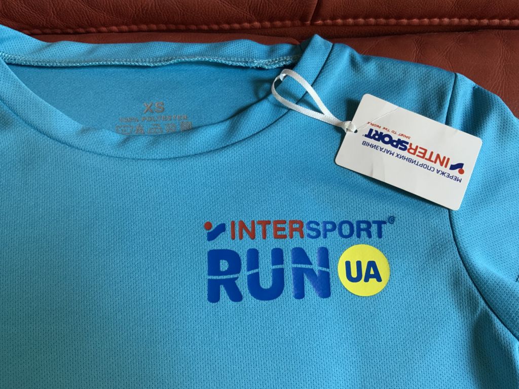 Футболка intersport run ua, р.xs - фото фото фото 1