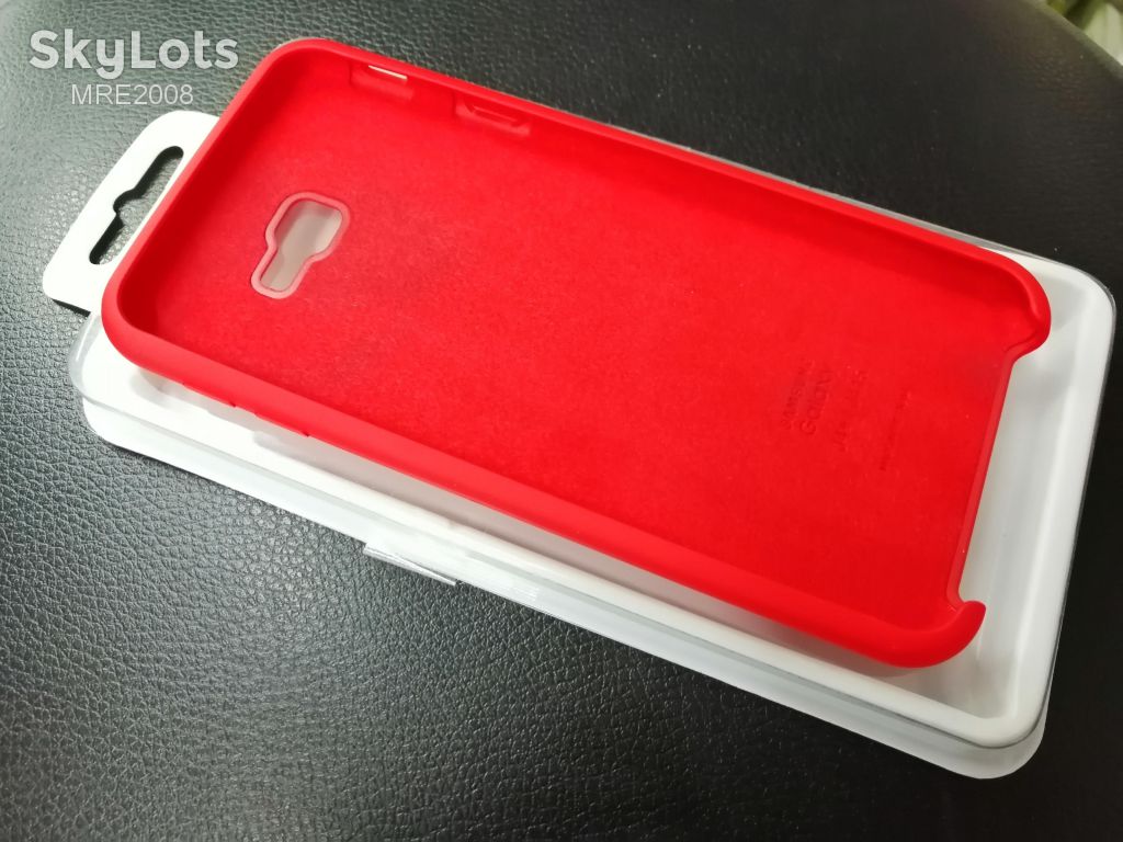 Чехол Silicone Cover для Samsung Galaxy J415 J4 Plus red - фото фото фото 3