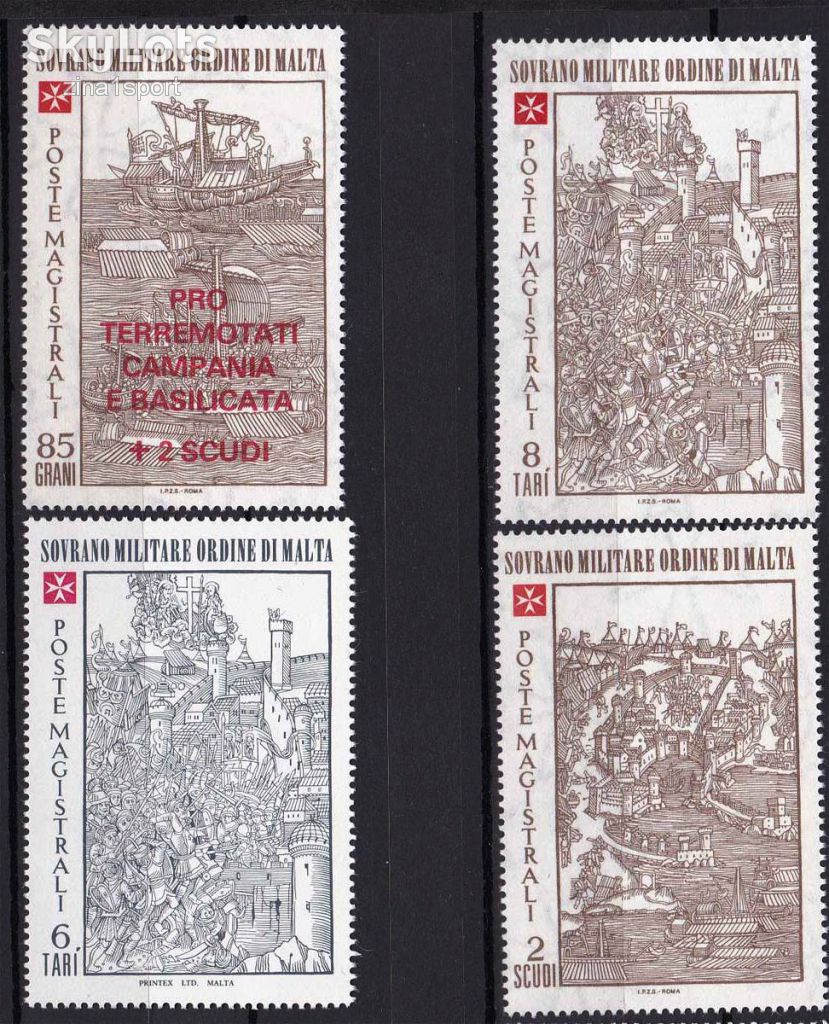 Мальта . Орден  1980 г **/ MNH  -  карта , флот - фото фото фото 0
