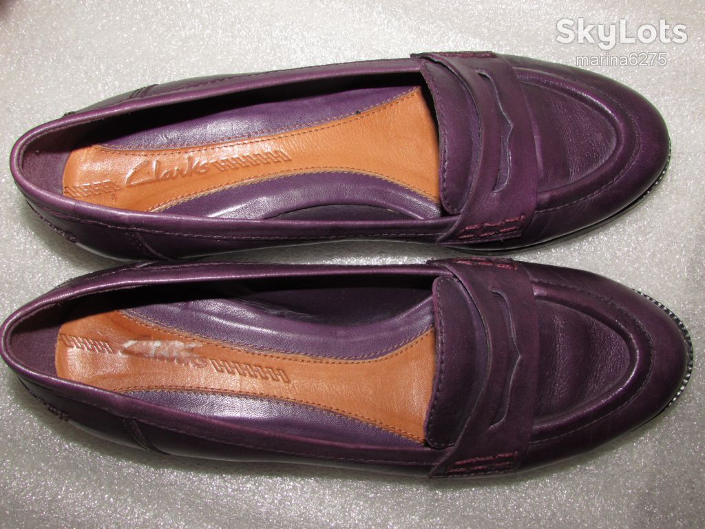 ТУФЛИ ЛОФЕРЫ полностью кожа ~CLARKS ~  р 37 - фото фото фото 3