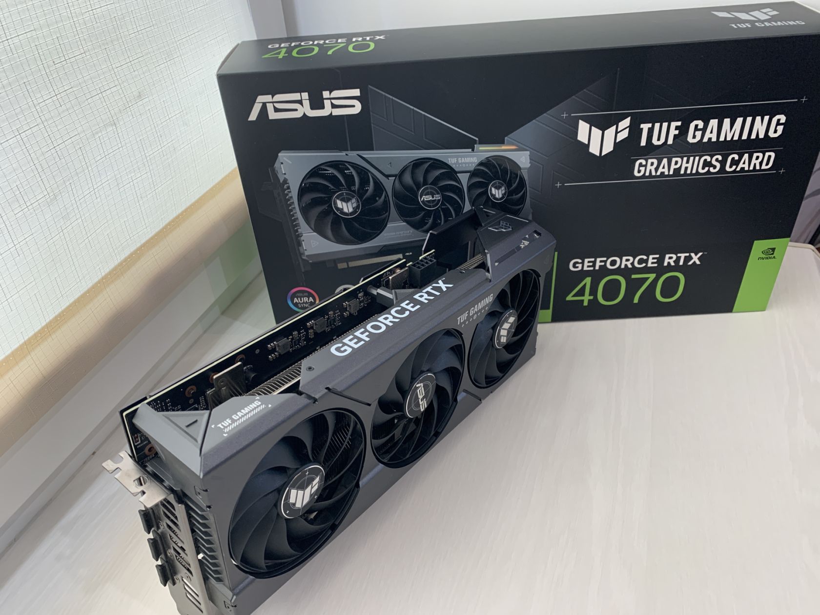 Продам Asus Tuf GeForce RTX 4070-12G GAMING ОФІЦІЙНА ГАРАНТІЯ - фото фото фото 2