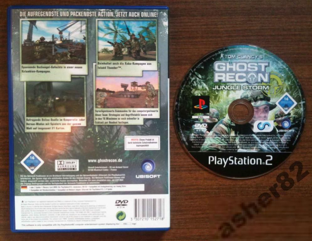 Игра на PS2 "Ghost Recon Jungle Storm"      (PAL) - фото фото фото 1