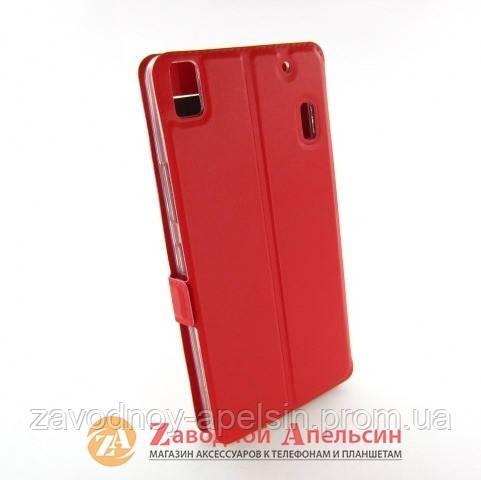 Чехол книга Lenovo A7000 K3 Note Smart Case red - фото фото фото 1