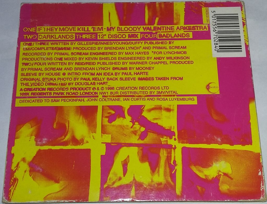 PRIMAL SCREAM If They Move, Kill 'Em CD, Single UK - фото фото фото 2