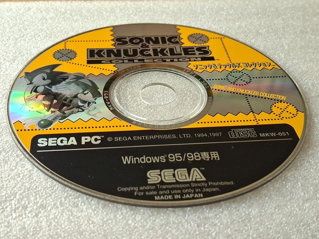 CD диск игра Sonic &amp; Knuckles Collection SEGA Windows 95/98 - фото фото фото 1