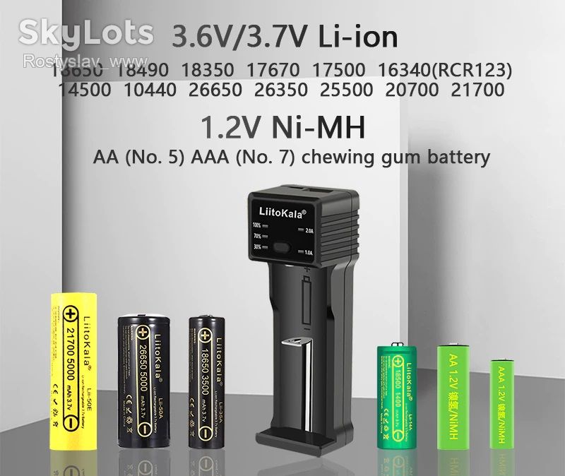 Зарядний пристрій LiitoKala Lii-100C зарядное устройство PowerBank - фото фото фото 7