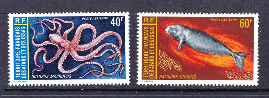 NM Фауна  Афар и Исса  1973 г  MNH - - фото фото фото 0