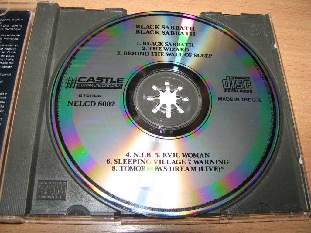 BLACK SABBATH - Black Sabbath S/T         (1986 Castle UK  1st press) - фото фото фото 2
