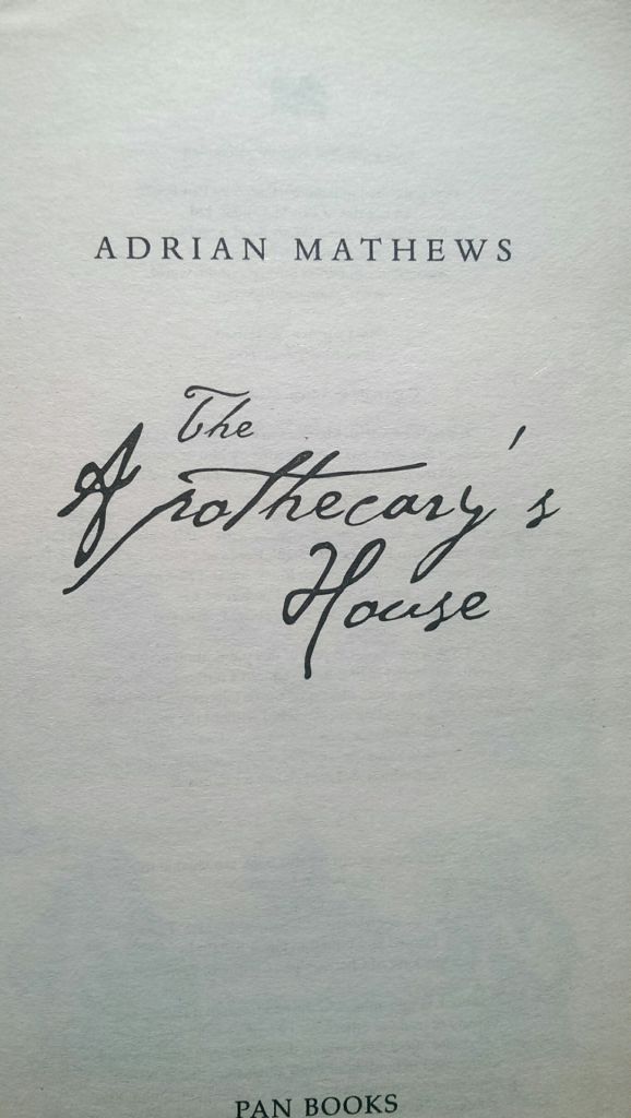 Apothecary's House The Adrian Mathews English на Английском книга - фото фото фото 4
