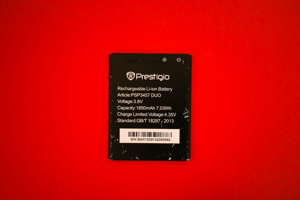 Аккумулятор Оригинал акб Prestigio MultiPhone PSP 3457 DUO    (1850 mAh) - фото фото фото 2