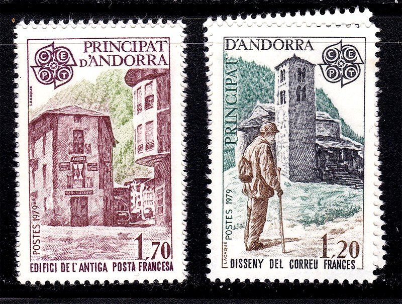 Андорра 1979 г  MNH -  СЕРТ EUROPA - архитектура - фото фото фото 0