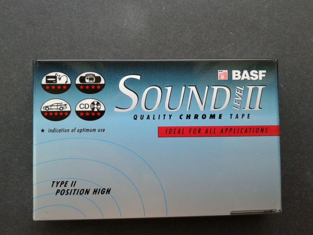 Аудиокассета BASF Sound Level II 90 - фото фото фото 1
