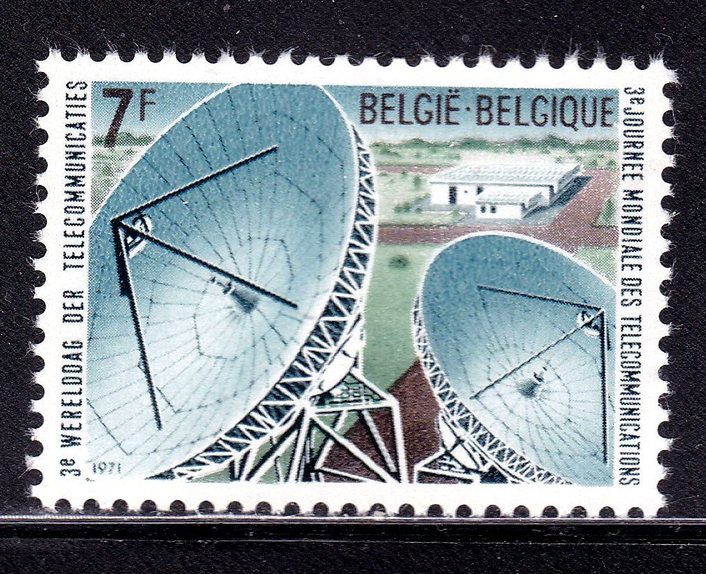 Космос . Бельгия 1971 г  MNH - антена - фото фото фото 0