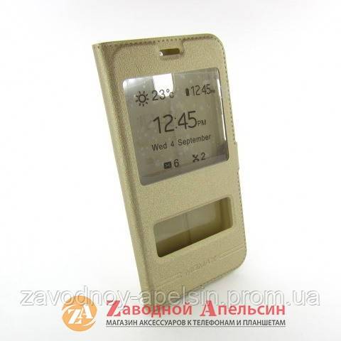 Чехол книжка Samsung J7 J730 Smart Case gold - фото фото фото 0