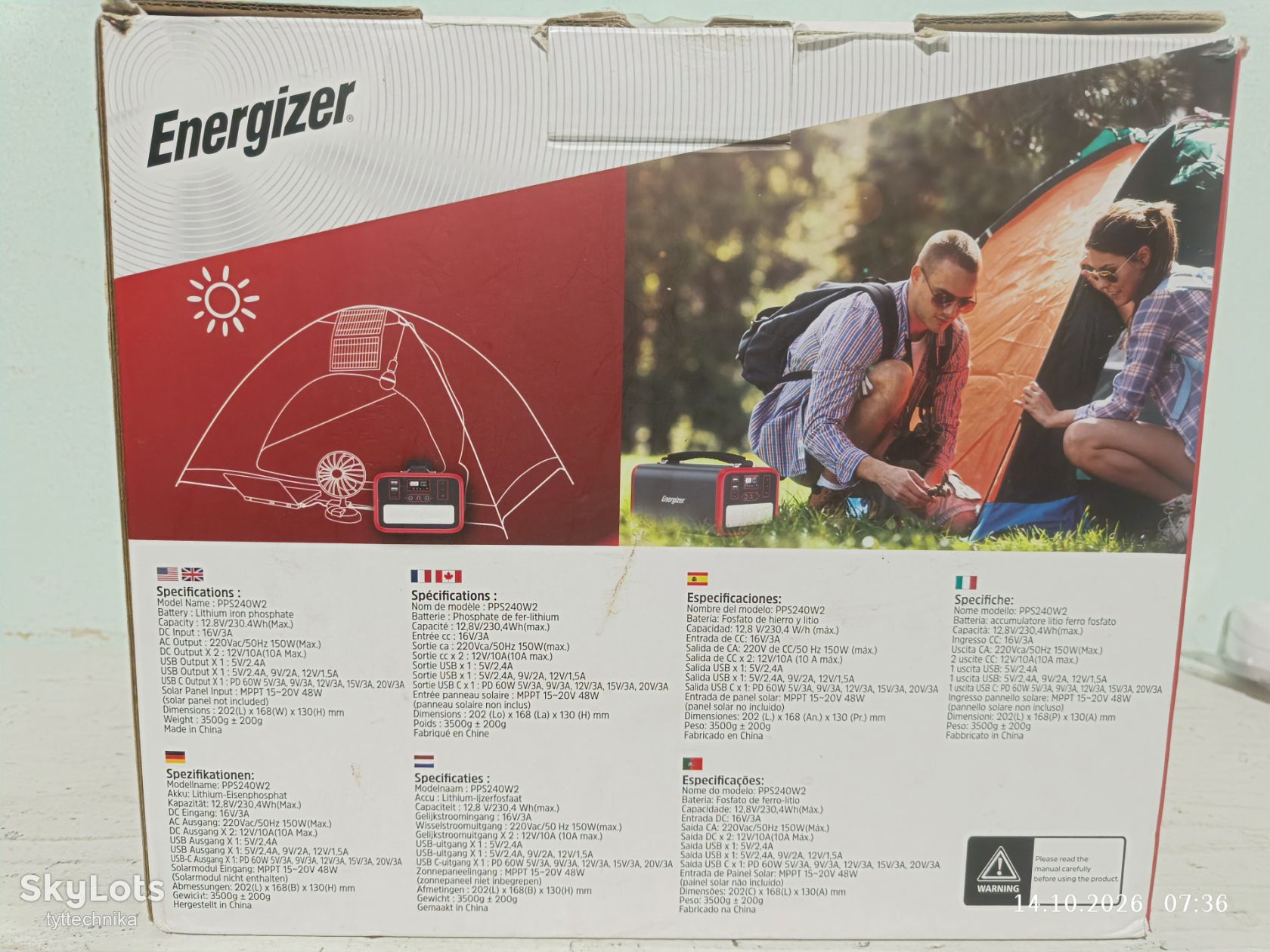 Зарядна станція Energizer PPS240W2 за Вашу ціну без резерву - фото фото фото 2