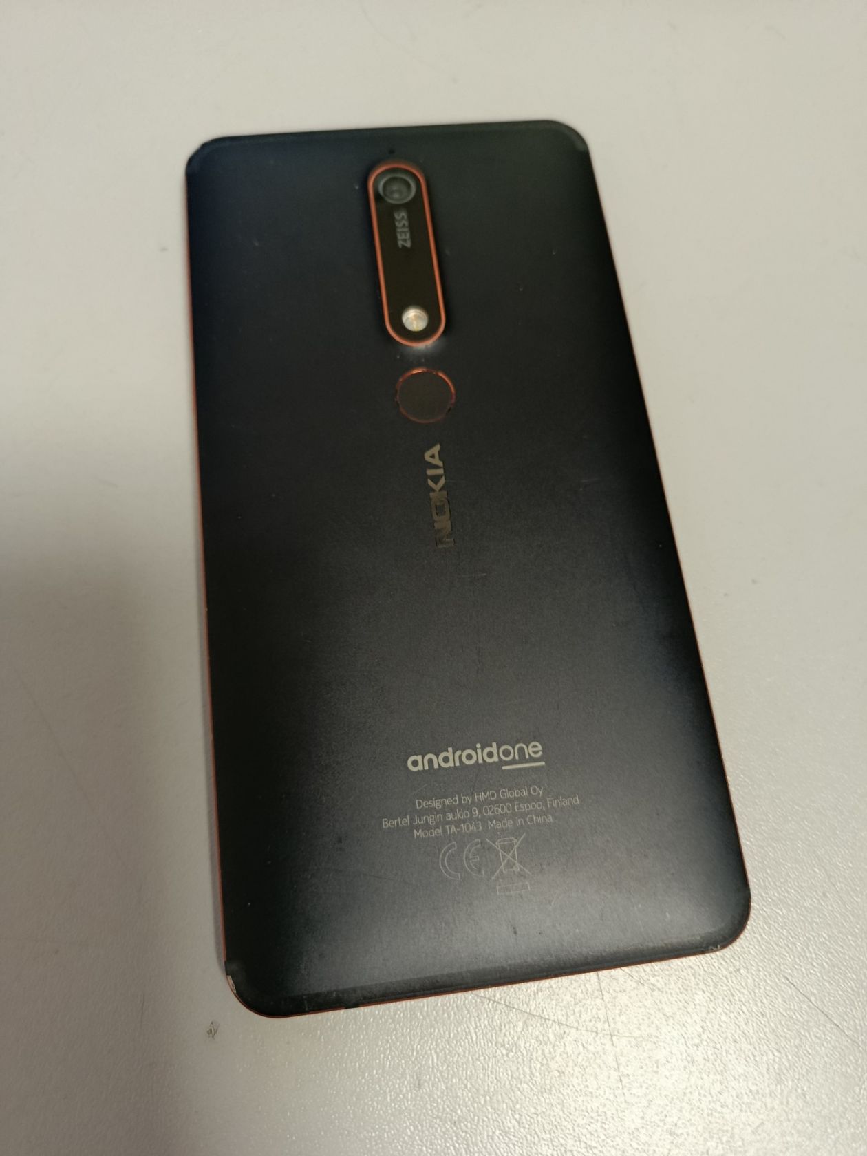 Смартфон Nokia 6.1 / Nokia 6    (2018)    (Model TA-1043) — вмикається, на паролі - фото фото фото 1
