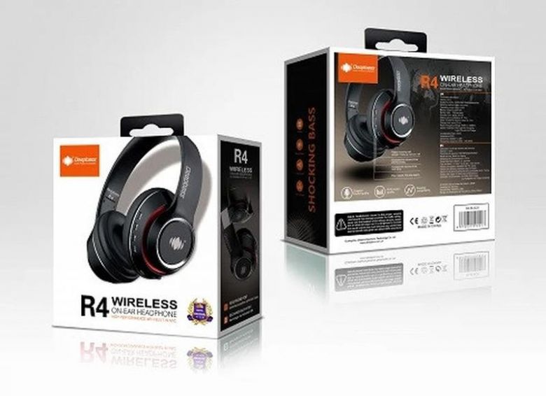 Навушники Bluetooth DEEPBASS R4 Чорні - фото фото фото 0