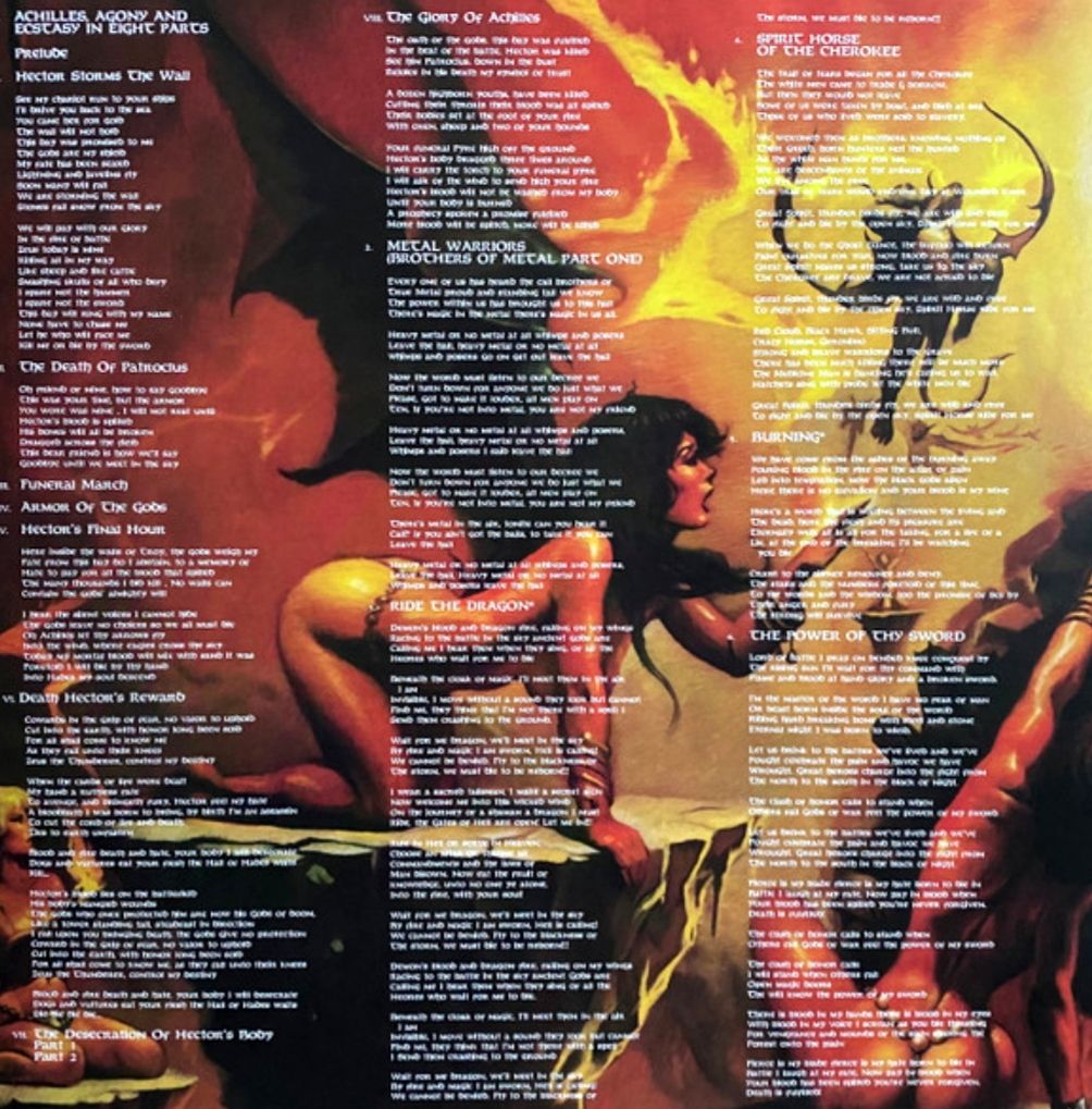 Manowar - The Triumph Of Steel - 1992.  (2LP). Colour Vinyl. France. S/S. - фото фото фото 4