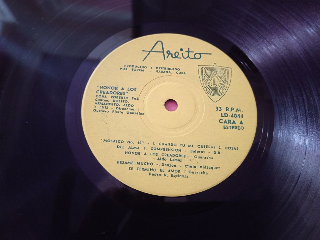 Conjunto Roberto Faz ‎– Honor A Los Creadores           (82/Cuba/Areito)           (VG+/NM) - фото фото фото 2