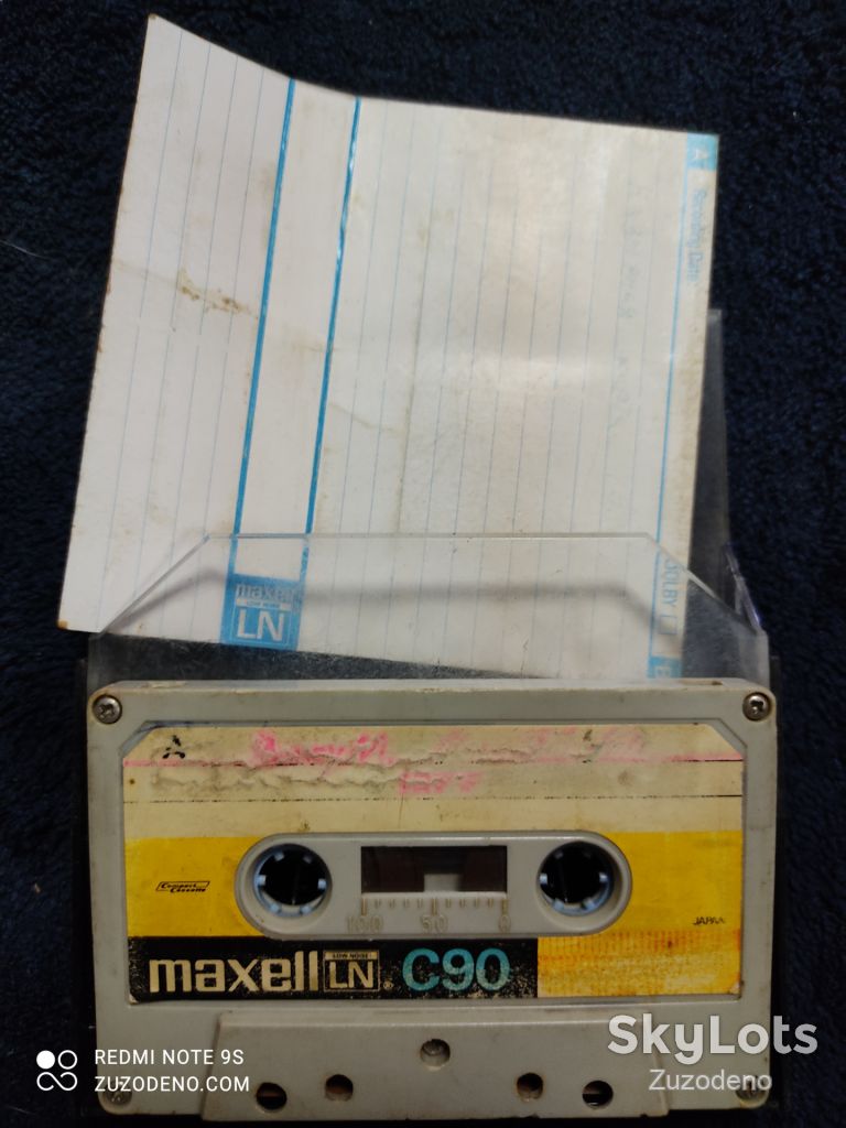 Б/У Аудио кассетa MAXELL LN C90 - фото фото фото 1