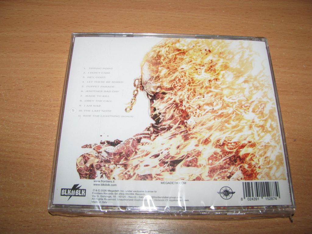 MEGADETH - Megadeth  (2026 BLKIIBLK Rec, LIMITED EDITION  LENTICULAR COVER) - фото фото фото 3