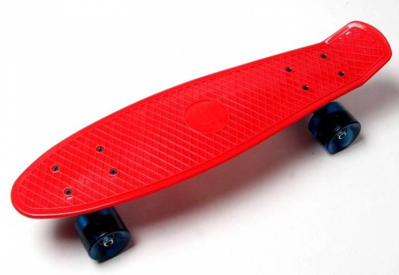 Penny Board. Red. Светящиеся колеса. (1905288341) - фото фото фото 3