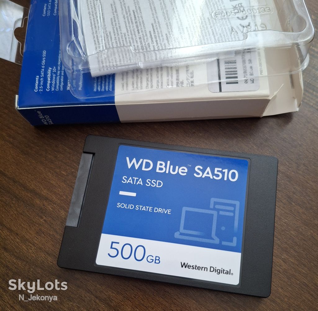 SSD WD Blue SA510 500Gb   (WDS500G3BOA) - фото фото фото 1
