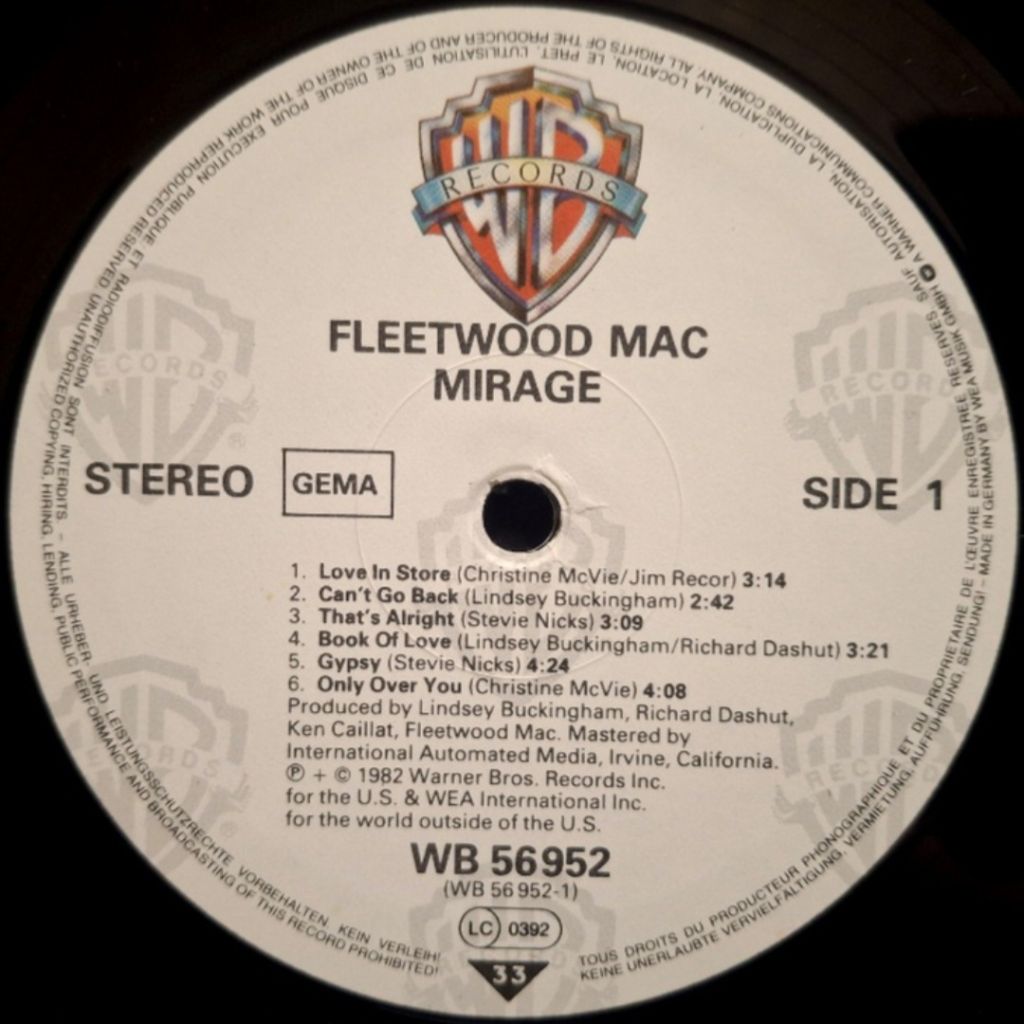Fleetwood Mac - Mirage - 1982.  (LP). 12. Vinyl. Пластинка. Germany. - фото фото фото 4