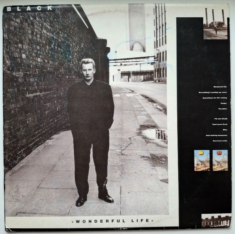 Black. Colin Vearncomble - Wonderful Life - 1987.  (LP). 12. Vinyl. Пластинка. Yugoslavia. - фото фото фото 0