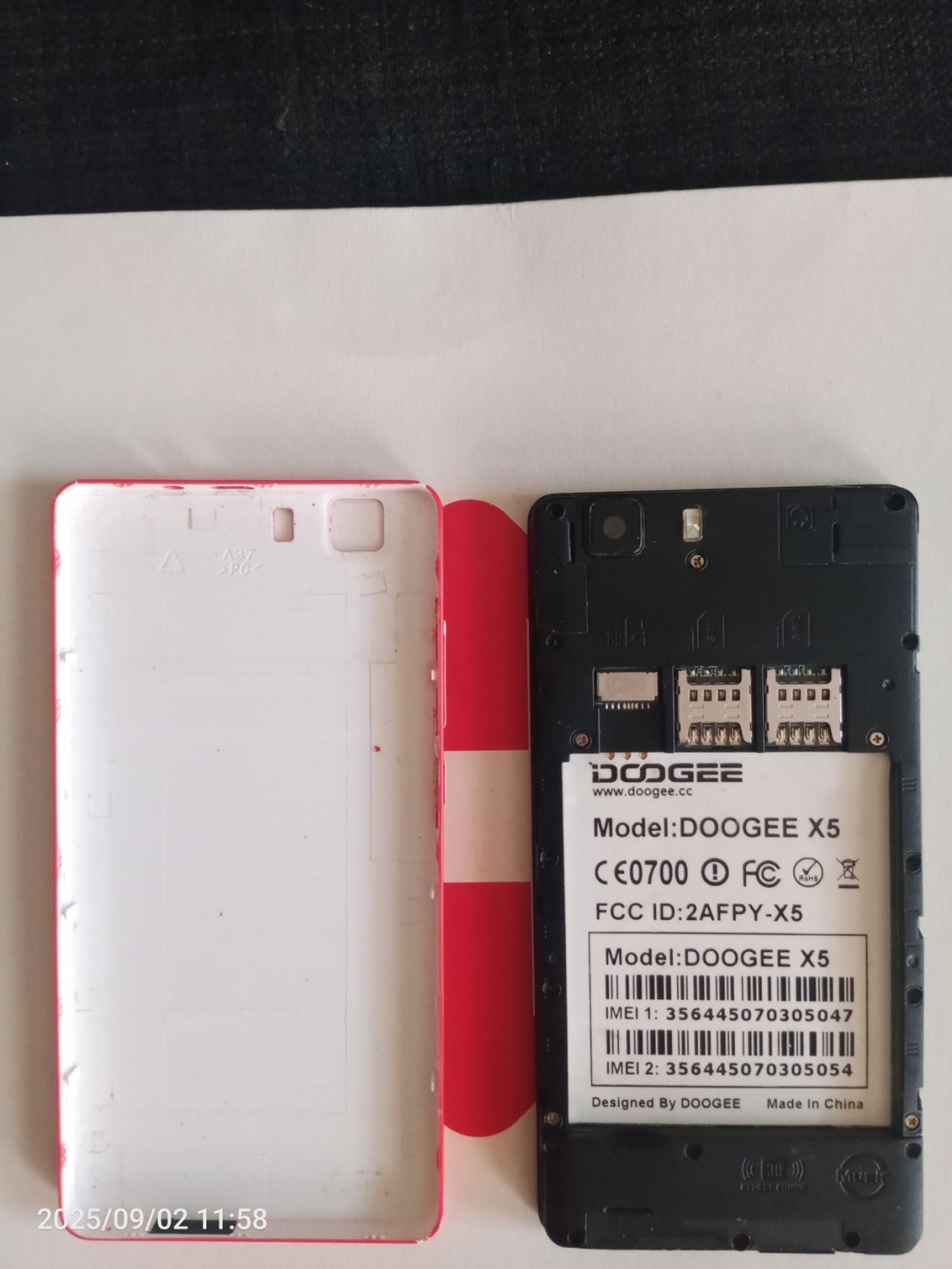 Doogee X5 red - фото фото фото 1