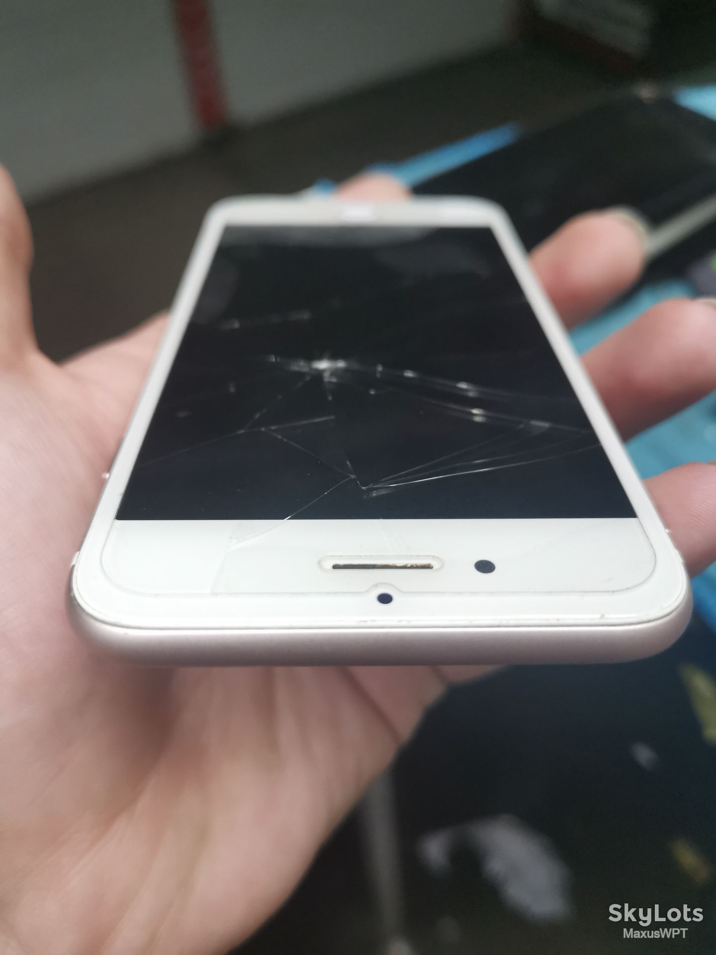 #1743 Sklad Iphone 6s S rose  cam crack - фото фото фото 1